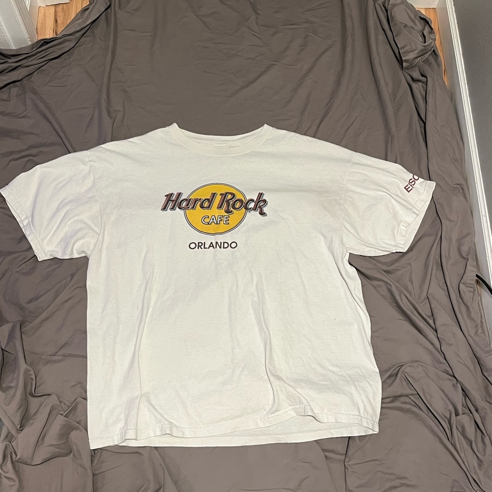 Xtra Large White Hard Rock Cafe Shirt